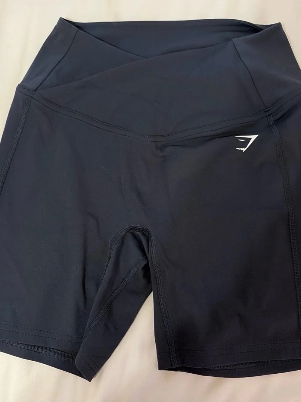 Gymshark Black Women’s High-Rise Bike Shorts
